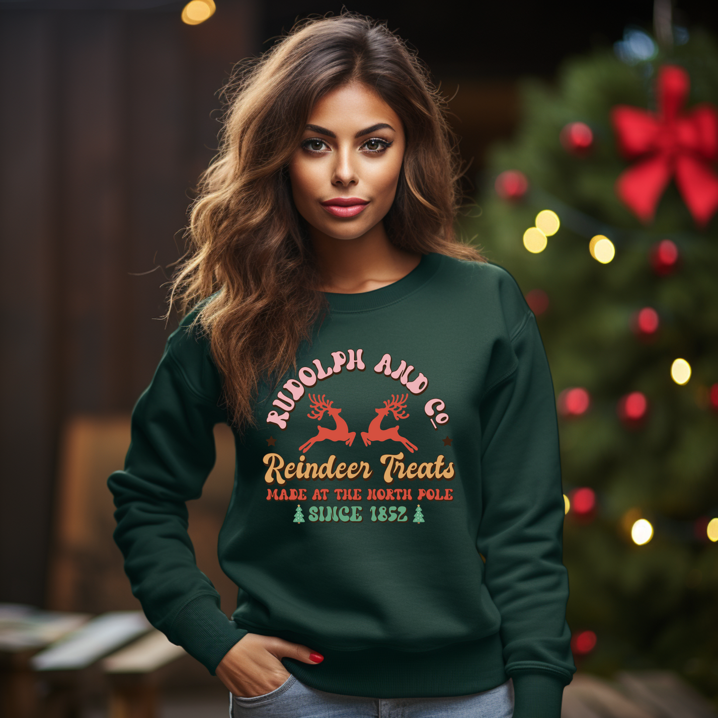 Reindeer Treats Christmas Sweatshirt