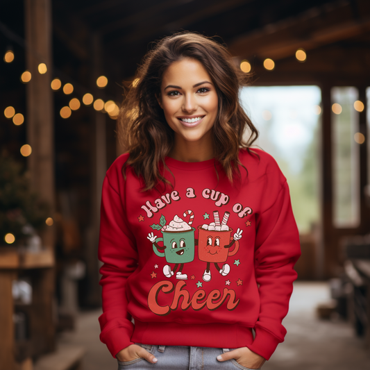 Cup of Cheer Christmas Sweatshirt