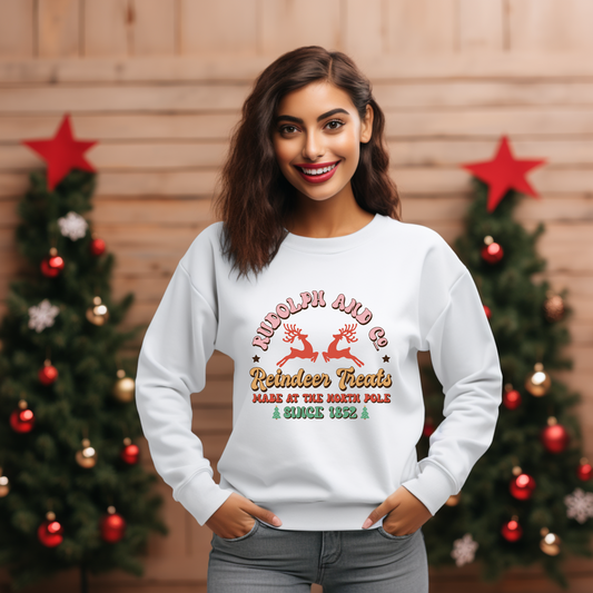 Reindeer Treats Christmas Sweatshirt