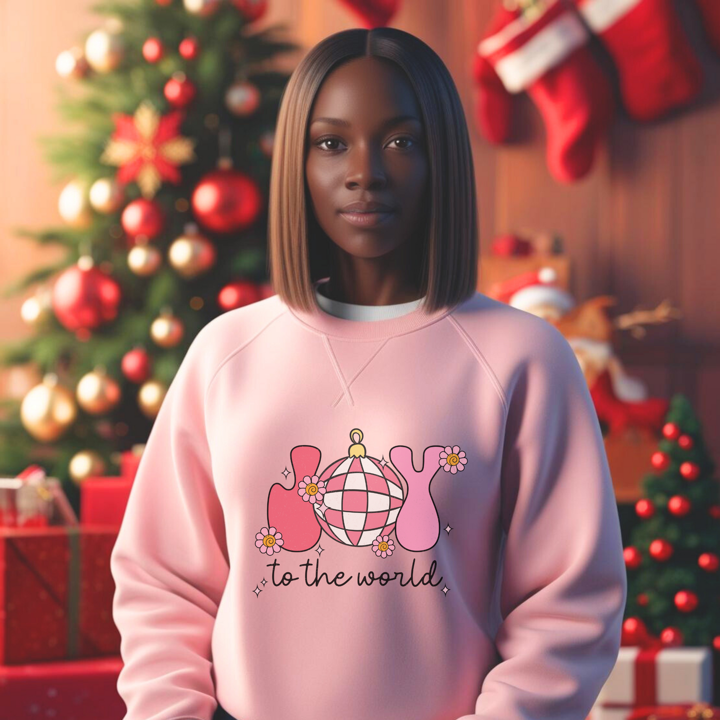 Joy To The World Christmas Sweatshirt