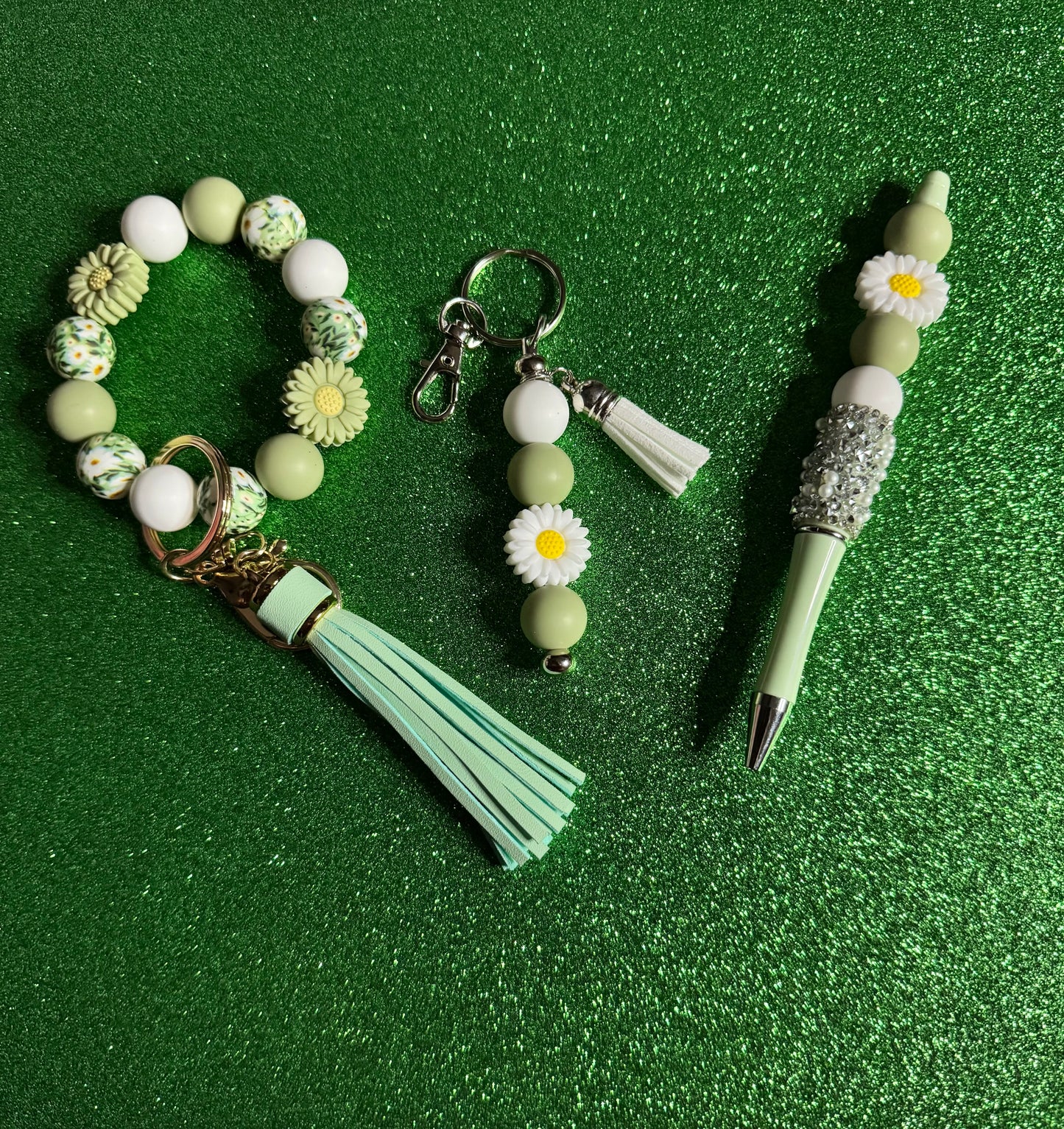 Flower Keychain Bracelet