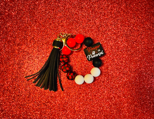 Prayer is Powerful Keychain Bracelet