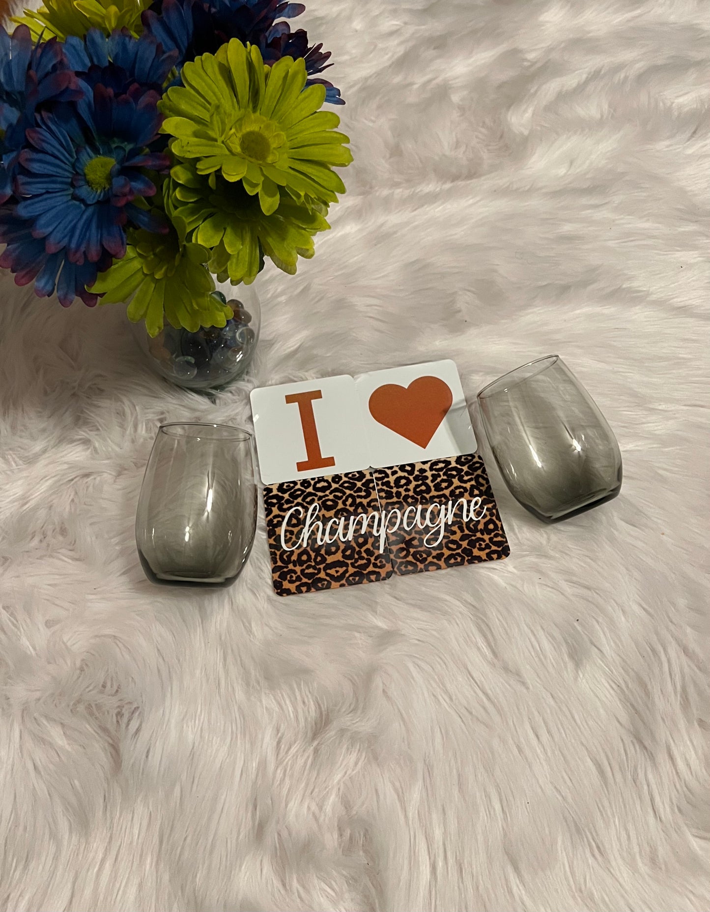 I Love Champagne Coasters