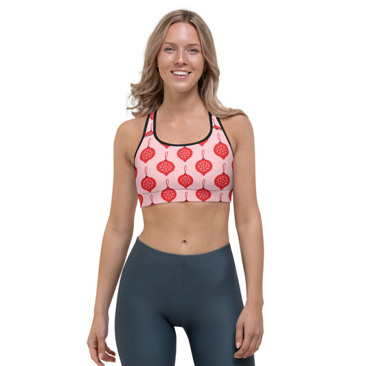 Sports bra "Jingle Bells"