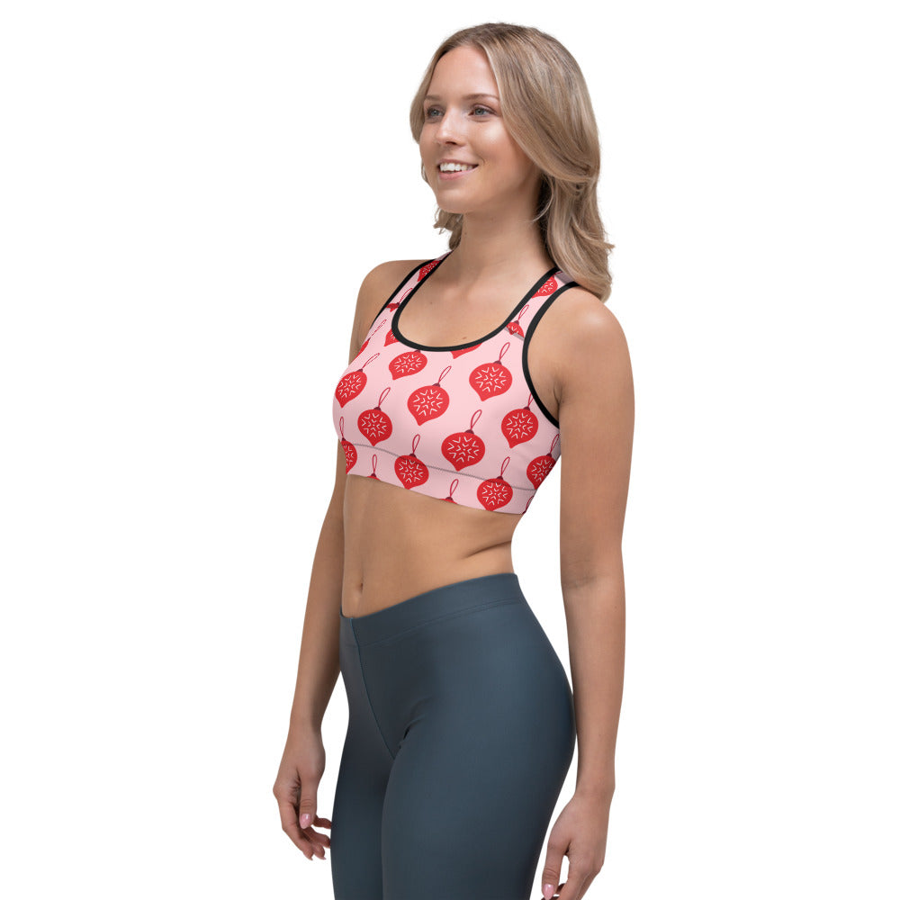 Sports bra "Jingle Bells"