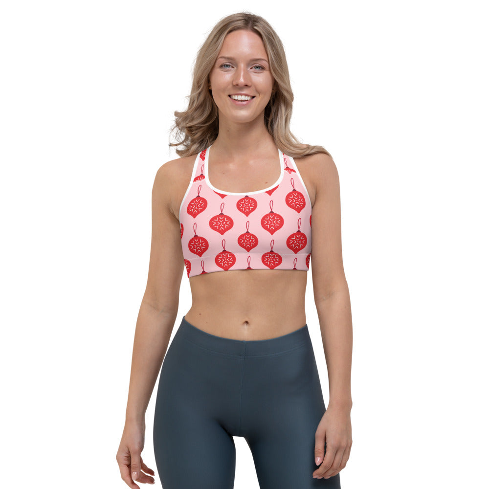 Sports bra "Jingle Bells"