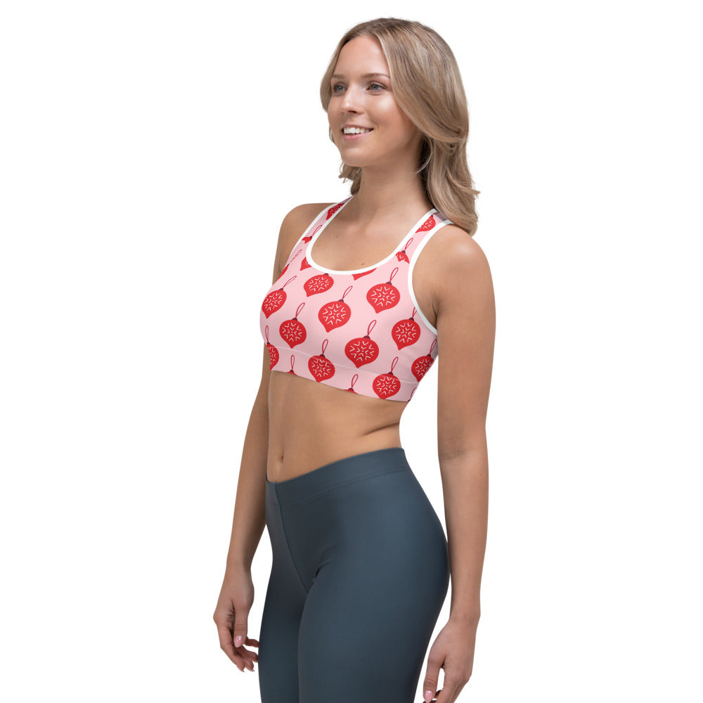 Sports bra "Jingle Bells"